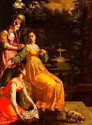 Jacopo da Empoli Susanna and the Elders oil on canvas